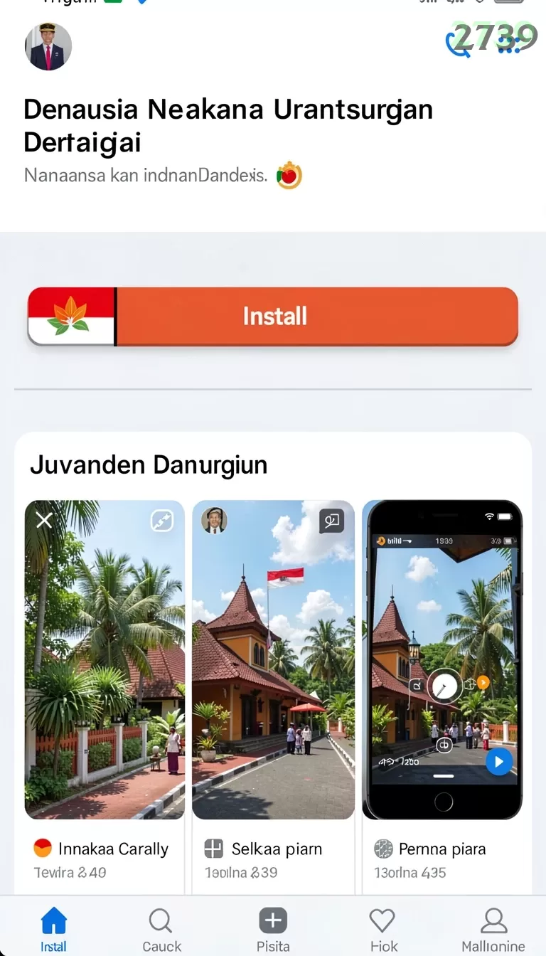 Cuplikan layar FREECHIP — aktivitas