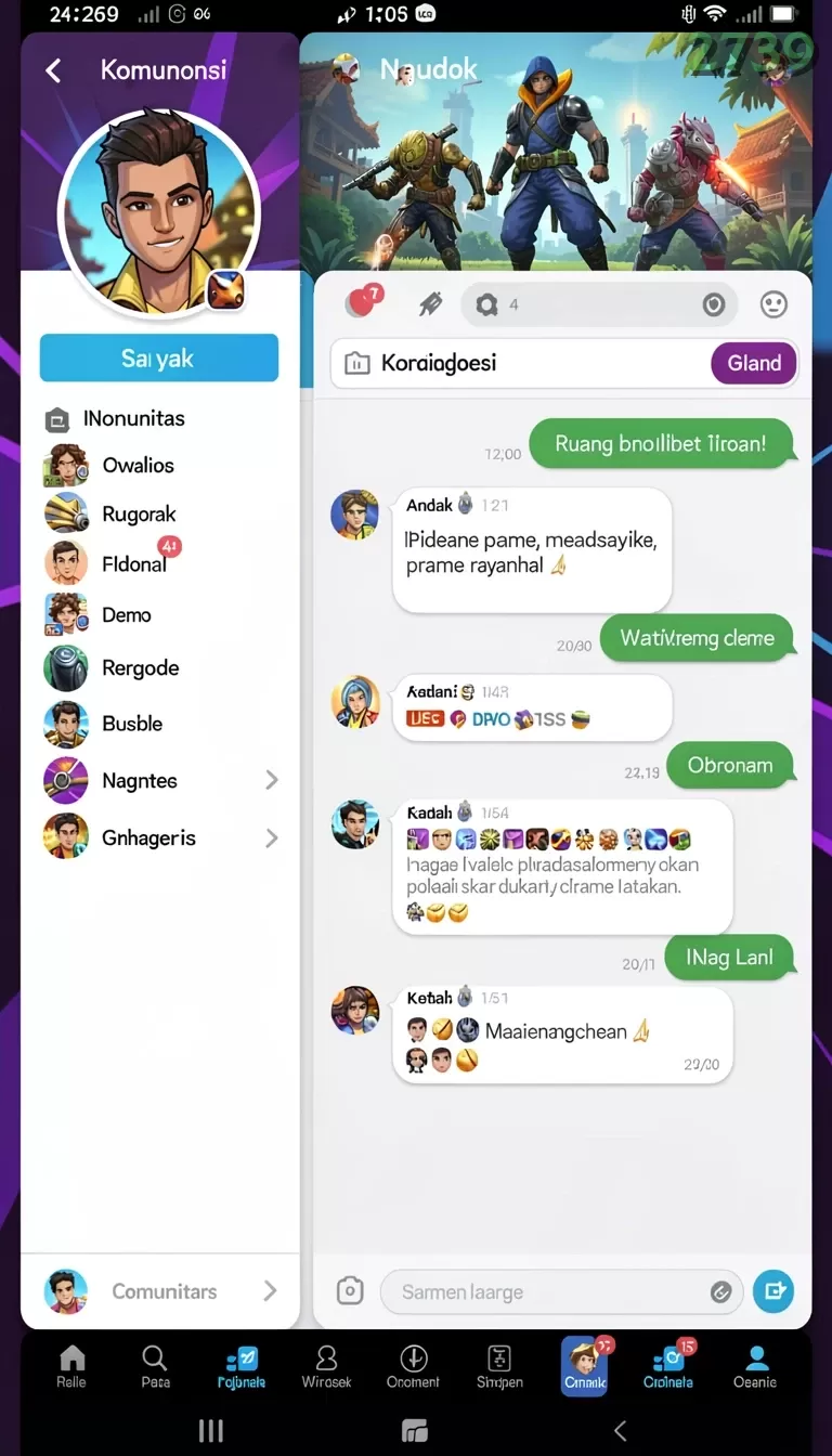 Cuplikan layar DENTOTO — aktivitas